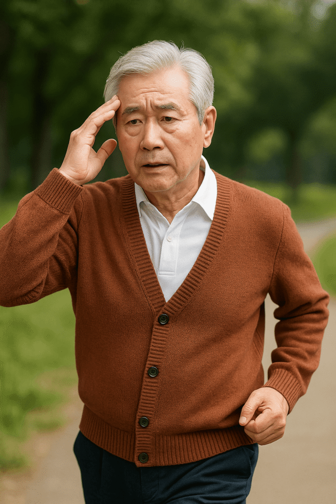 파킨스병 예방하기 위한 시니어 운동.